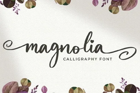 Magnolia Bold Calligraphy Script font