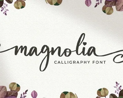 Magnolia Bold Calligraphy Script font