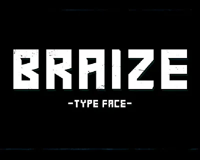Braize Typeface font