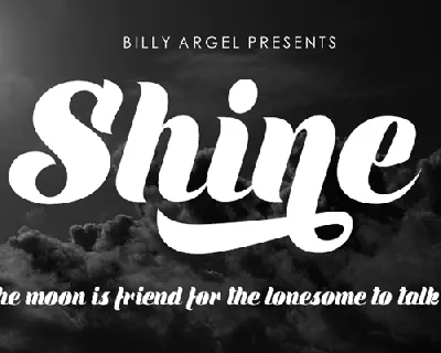 Shine Script font