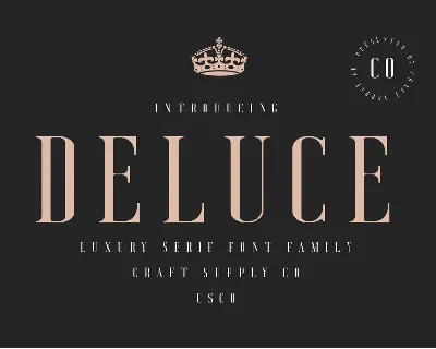 Deluce Family font