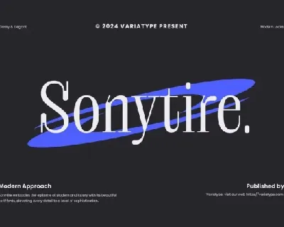 Sonytire font