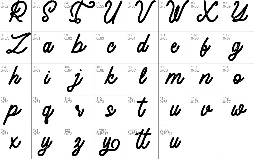 Rustty font