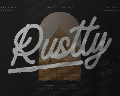 Rustty font