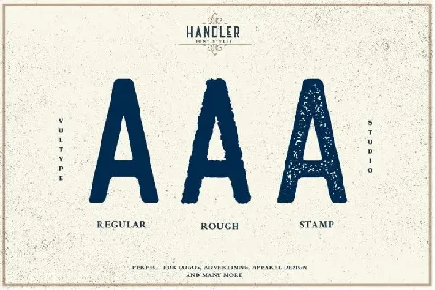 Handler Vintage font