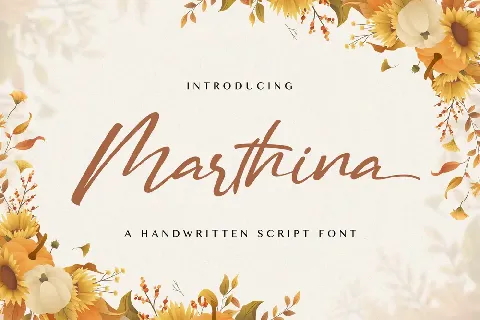 Marthina font