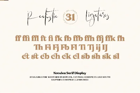 Free - Notulen Serif Display font