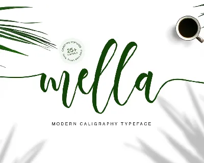 Mella Modern Calligraphy font