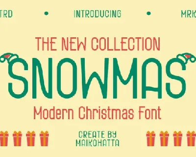 Snowmas font