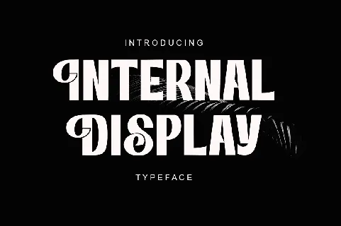 Internal Display font