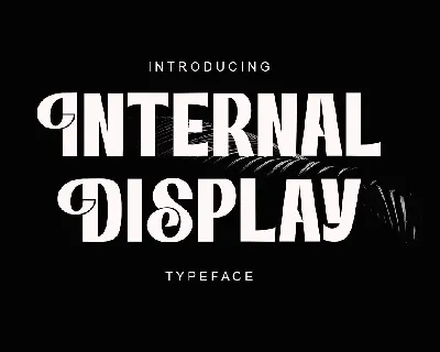 Internal Display font