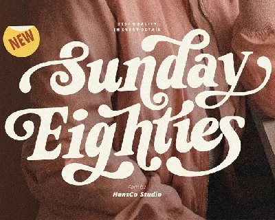 Sunday Eighties font