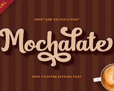 Mochalate Script Free font