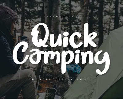 Quick Camping font