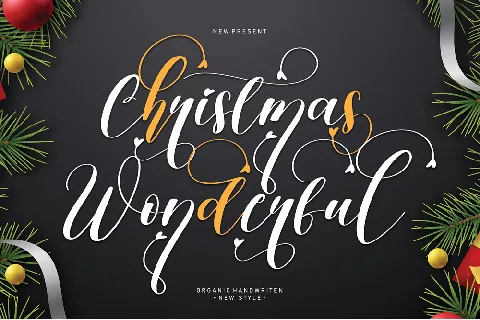 Christmas Wonderful font