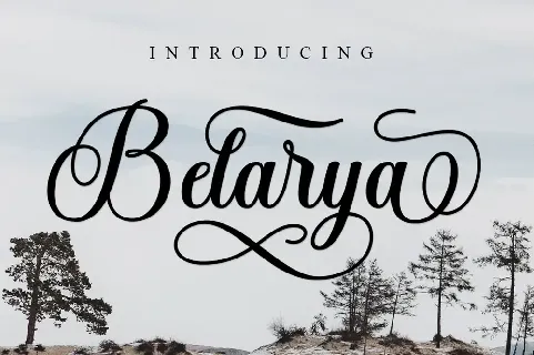 Belarya Script font