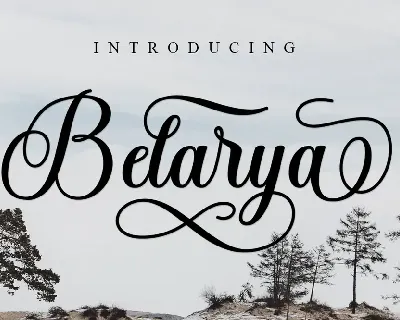 Belarya Script font