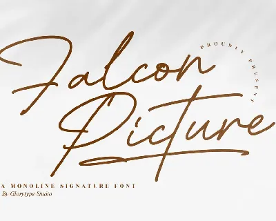 Falcon Picture font