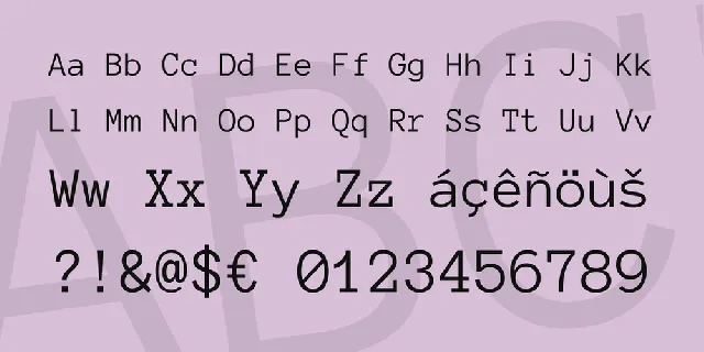 Anonymous Pro Family font