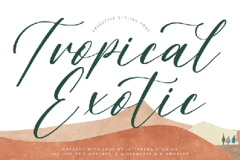 Tropical Exotic font