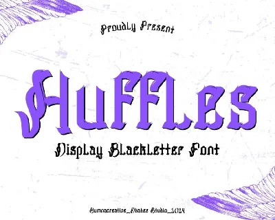 Huffles font