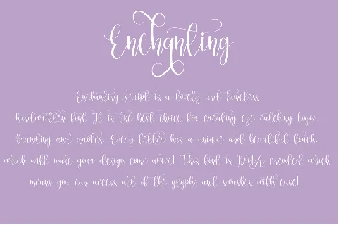 Enchanting font