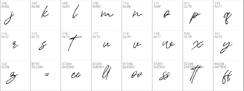 Krettany Signature font