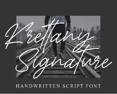 Krettany Signature font