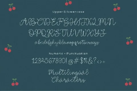 Berry Pastel font