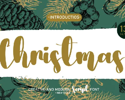 Christmas Typeface font