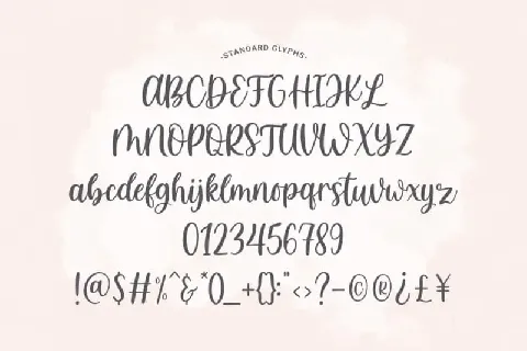 Bernadette Calligraphy font