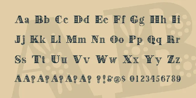 Decorative font