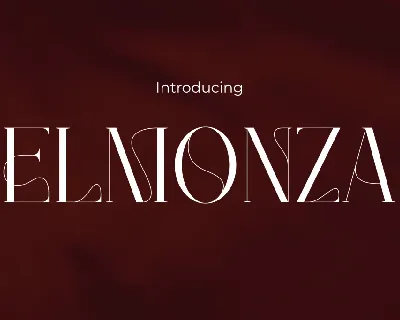 ELMONZA font