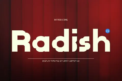 CS Radish font