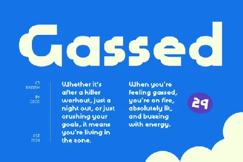 CS Radish font