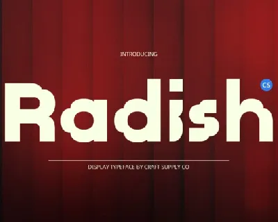 CS Radish font