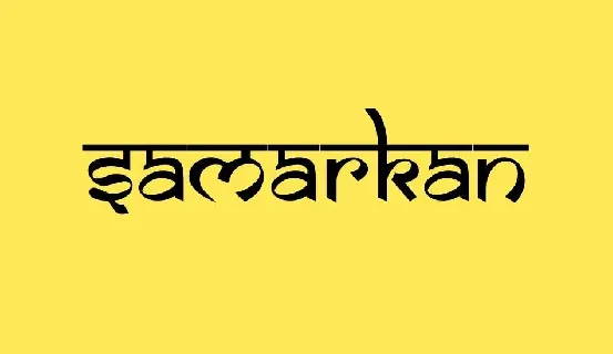 Samarkan font