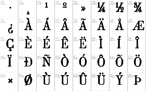 zai Drukarnia Akademii Krakowskiej 1674 font