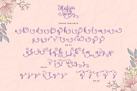 Alafyou Swirly Demo font