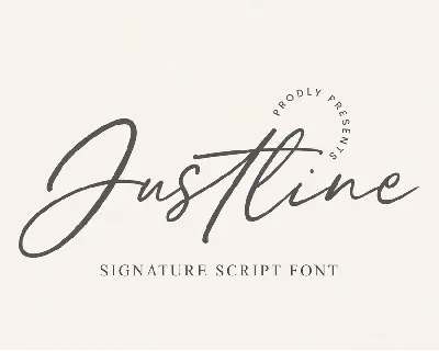 Justline font