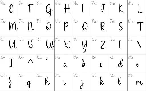 Secania font