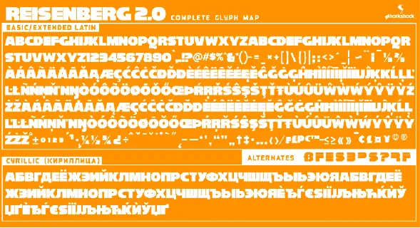 Reisenberg 2.0 font