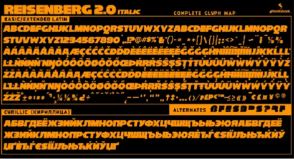 Reisenberg 2.0 font