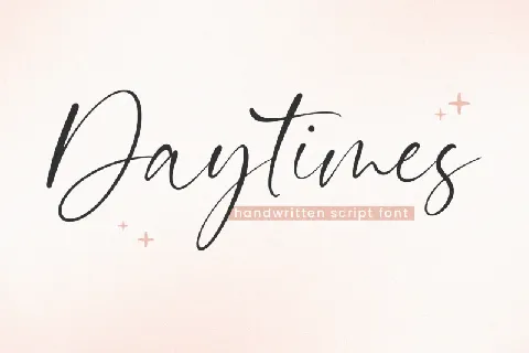 Daytimes font