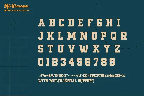 Breaker Rockin font