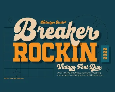 Breaker Rockin font