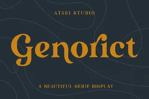 Genorict Serif Display font