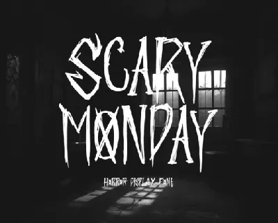 Scary Monday font