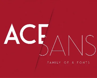 Ace Sans font