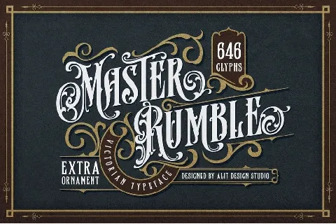 Master Rumble font